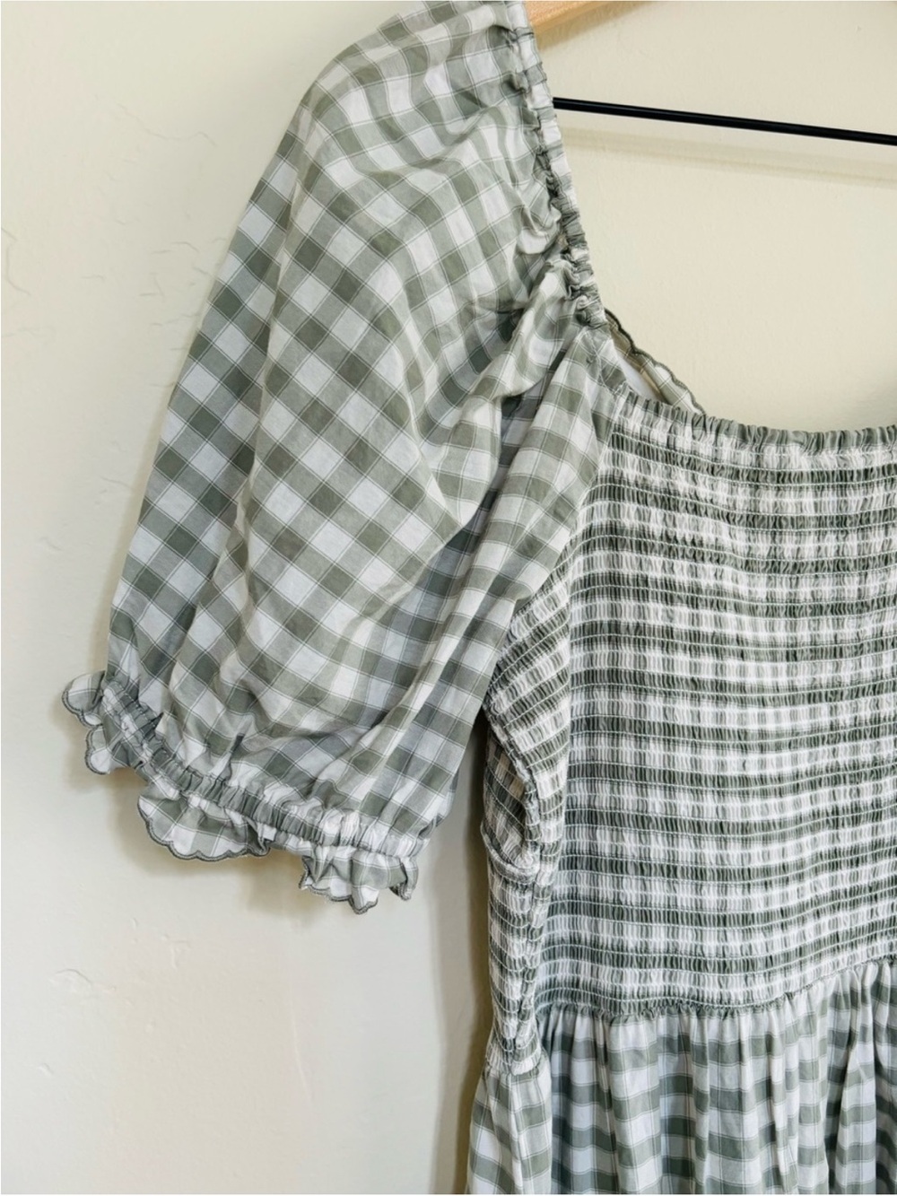 Universal Thread Gingham Puff Sleeve Dress - Picture 9 of 14